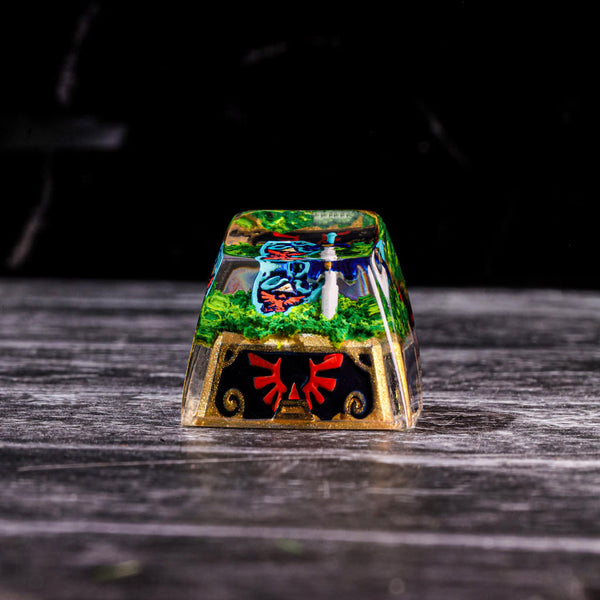 Zelda Hylian Shield and Master Sword Shift/Enter Keycap