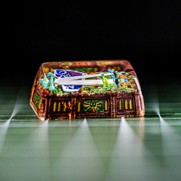 Zelda Hylian Shield and Master Sword Shift/Enter Keycap