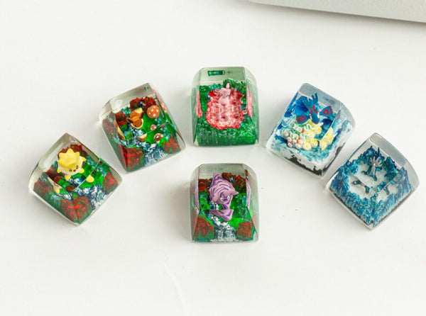 Mew pokemon keycap