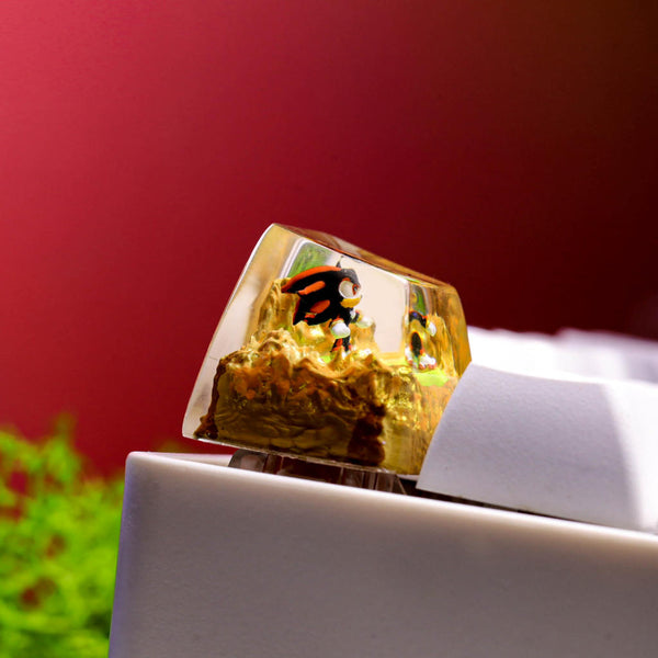 Shadow the Hedgehog keycap