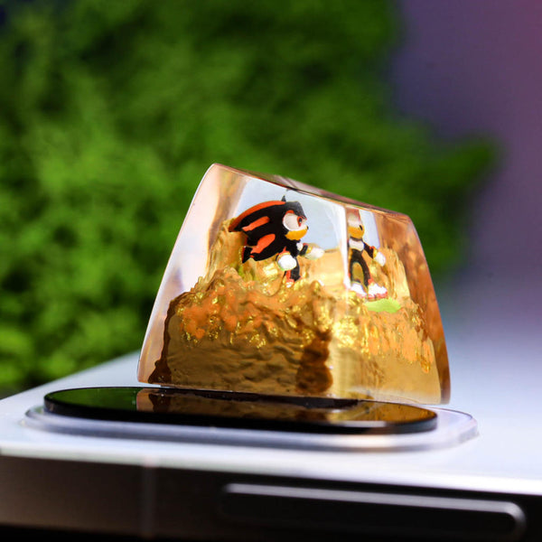Shadow the Hedgehog keycap