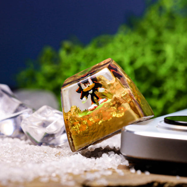 Shadow the Hedgehog keycap