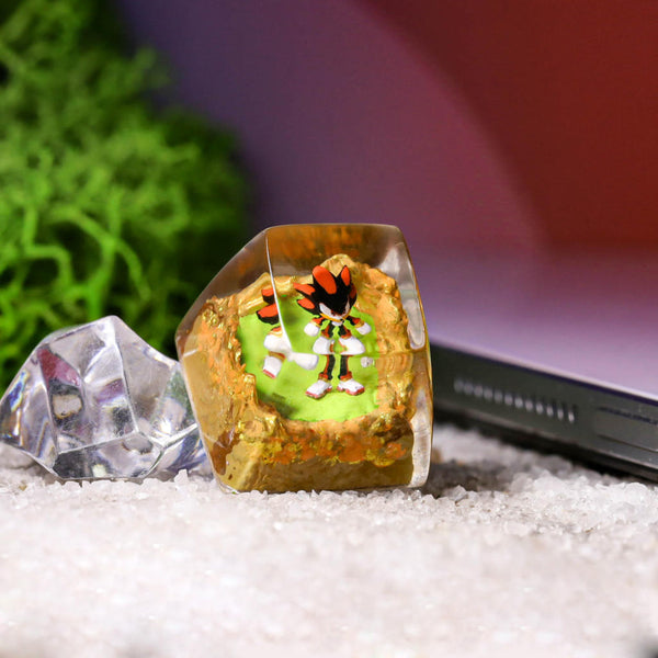 Shadow the Hedgehog keycap