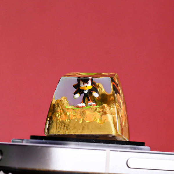Shadow the Hedgehog keycap