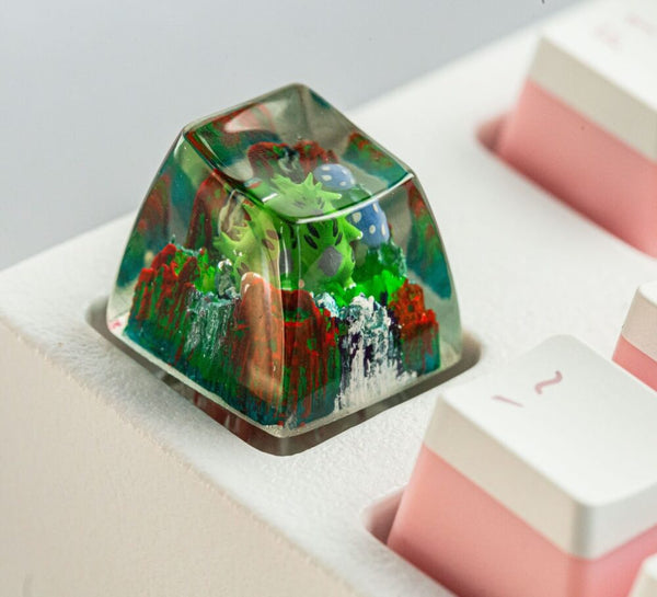 Tyranitar Artisan keycap
