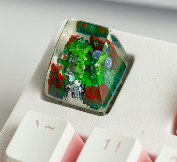 Tyranitar Artisan keycap