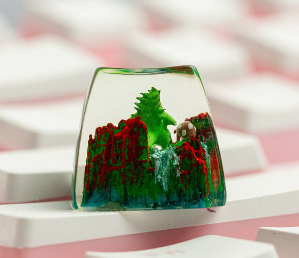 Tyranitar Artisan keycap