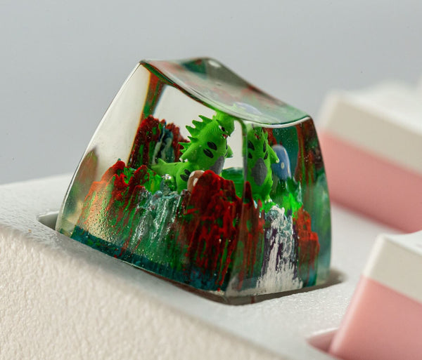 Tyranitar Artisan keycap