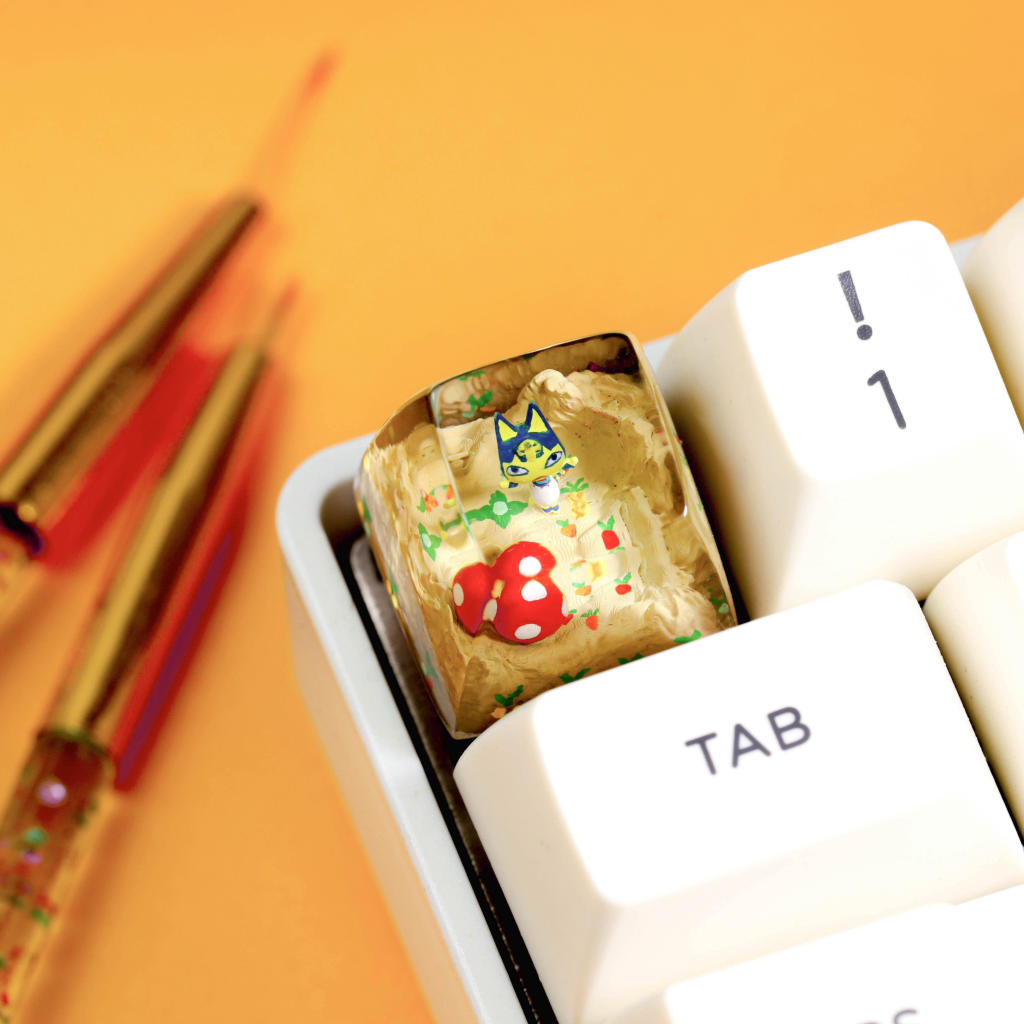 Ankha Animal Crossing Artisan Keycap
