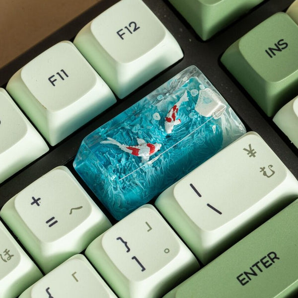 Bluesky Koi Keycap