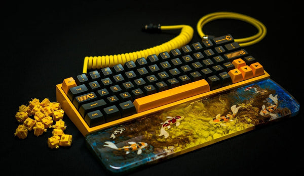 Unique Koi Resin Wrist Rest