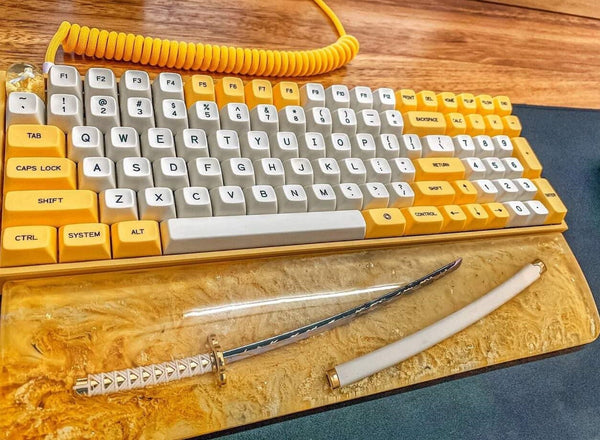 Red Katana Resin Wrist Rest