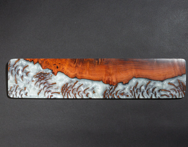 Black Resin and Wood wrist rest