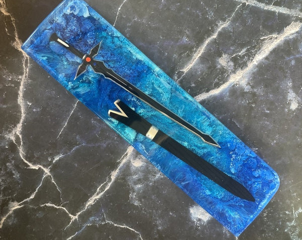 Red Katana Resin Wrist Rest