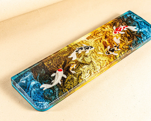 Unique Koi Resin Wrist Rest