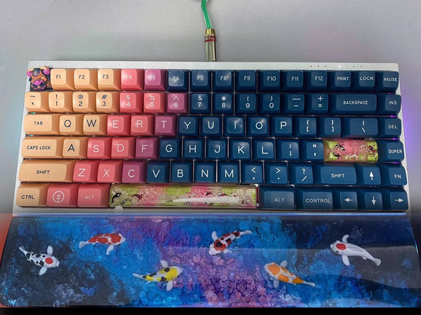 Unique Koi Resin Wrist Rest