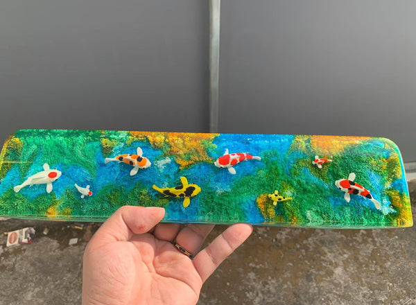 Unique Koi Resin Wrist Rest