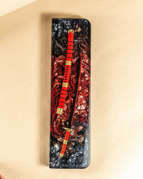 Red Katana Resin Wrist Rest