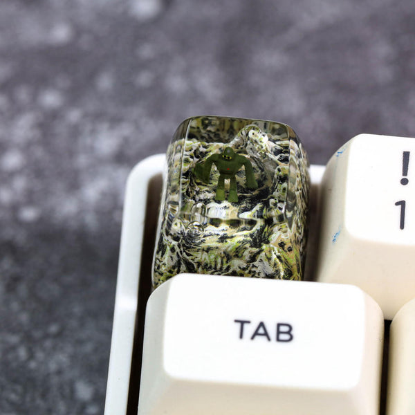 Laputa Robot resin keycap