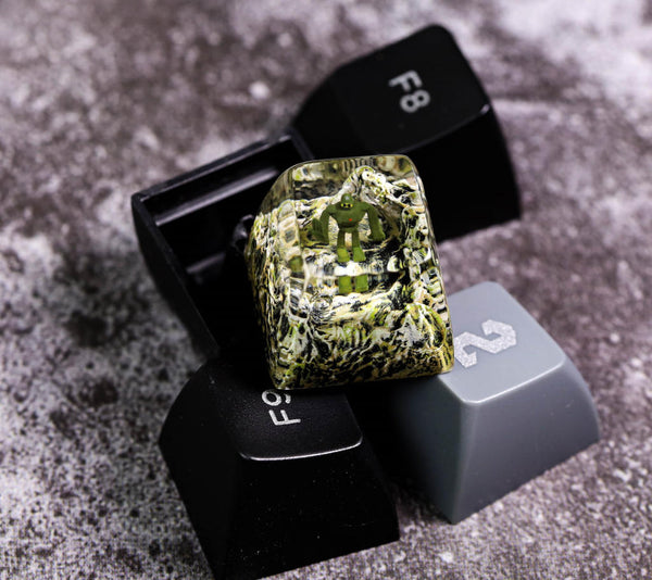 Laputa Robot resin keycap