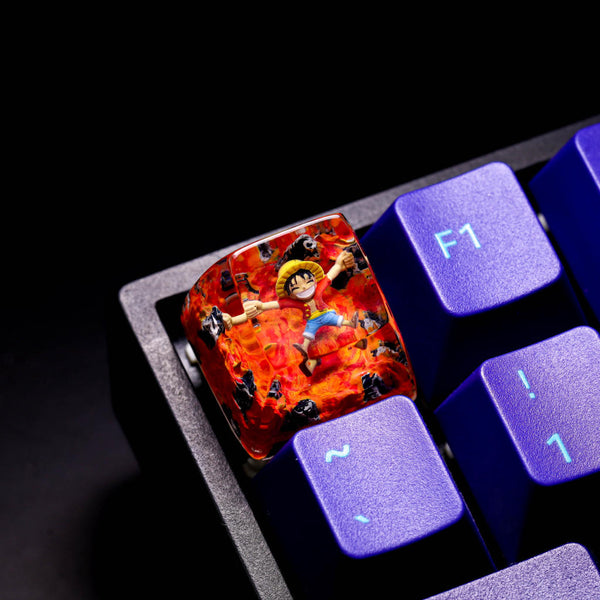 Luffy One Piece keycap