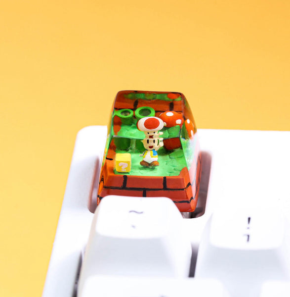 Super mario artisan keycap