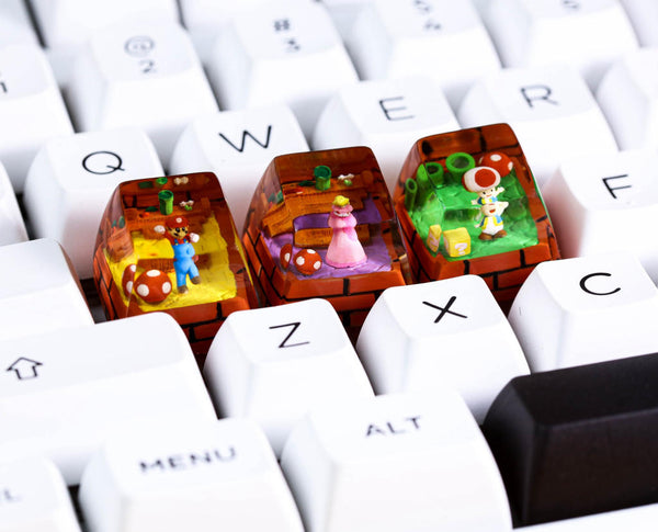 Super mario artisan keycap