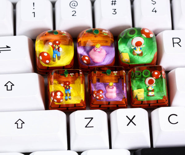Super mario artisan keycap