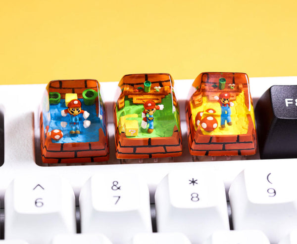 Super mario artisan keycap