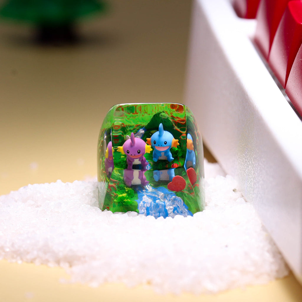 Mudkip and Shiny Mudkip Pokemon keycap – Egoartbyvan