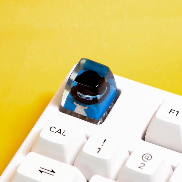 One piece hat keycaps