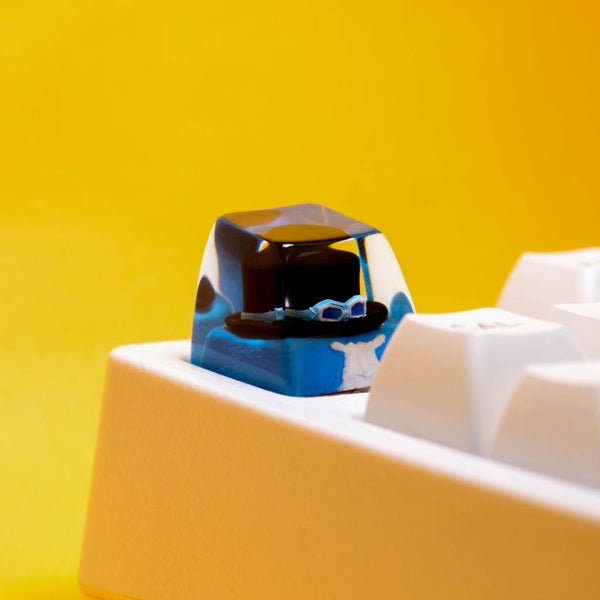 One piece hat keycaps