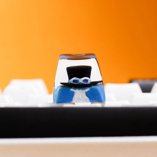 One piece hat keycaps