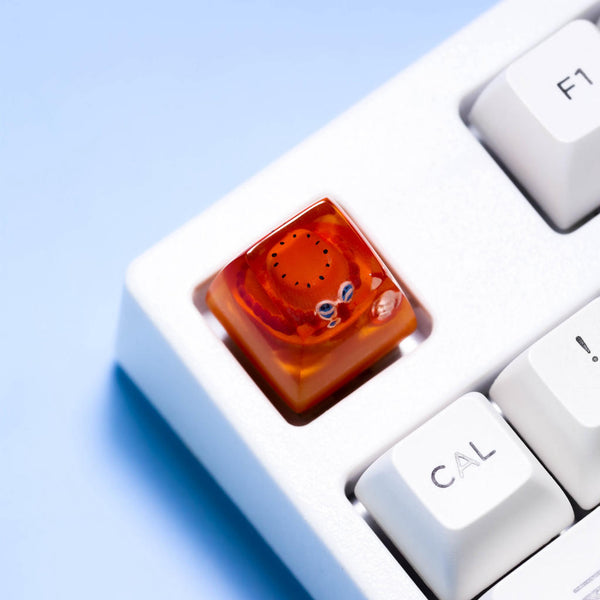 One piece hat keycaps