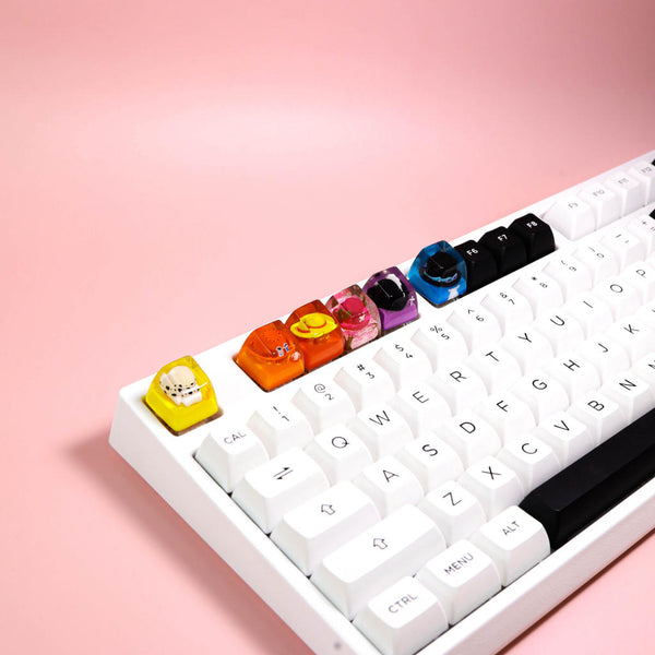 One piece hat keycaps