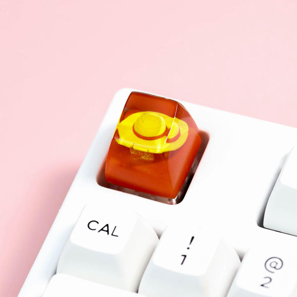 One piece hat keycaps