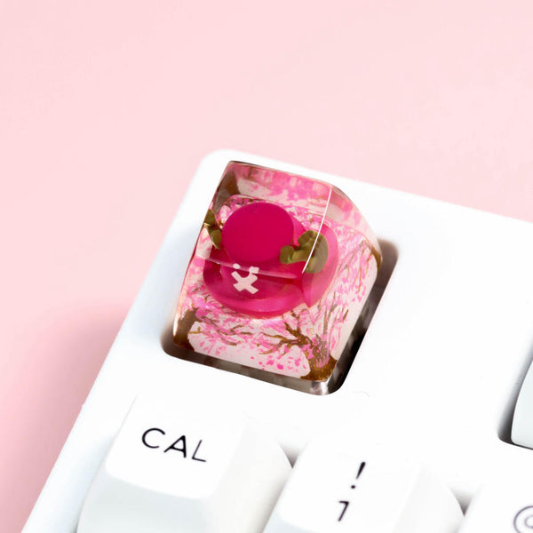 One piece hat keycaps