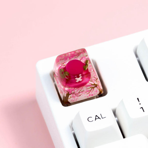 One piece hat keycaps