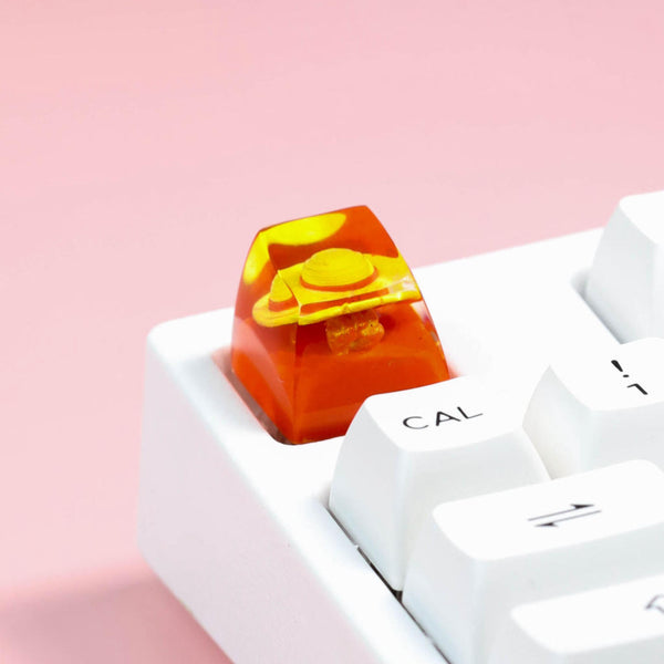 One piece hat keycaps