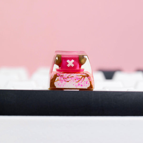 One piece hat keycaps