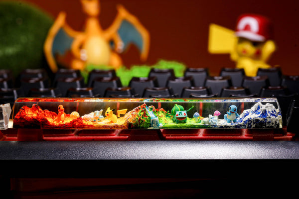 Custom Spacebar pokemon keycap