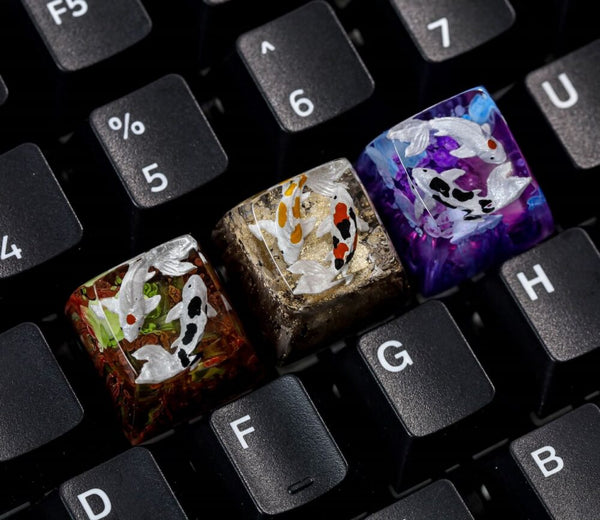 Purple Koi Keycap SA profile