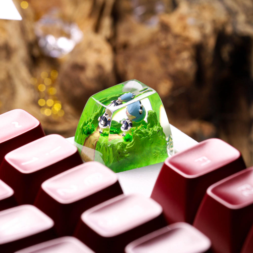 Re:Zero Rem artisan keycap – Egoartbyvan