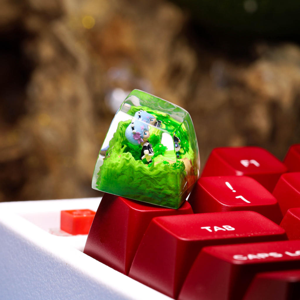 Re:Zero Rem artisan keycap – Egoartbyvan