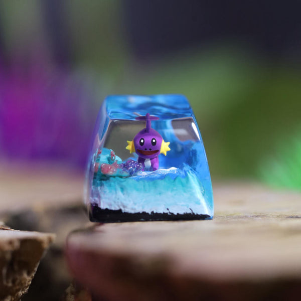 Shiny Mudkip pokemon keycap