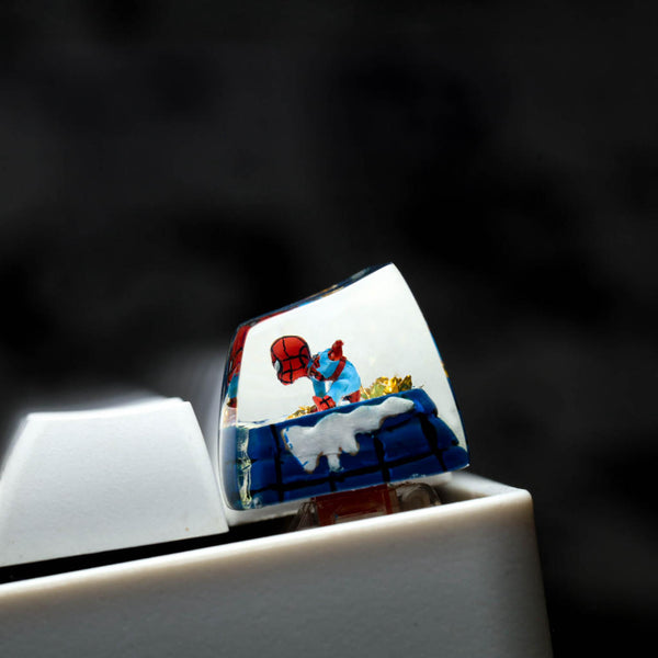 Spider-man artisan keycap