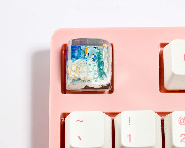 Squirtle Pokemon Artisan Keycap