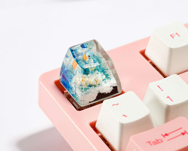 Squirtle Pokemon Artisan Keycap