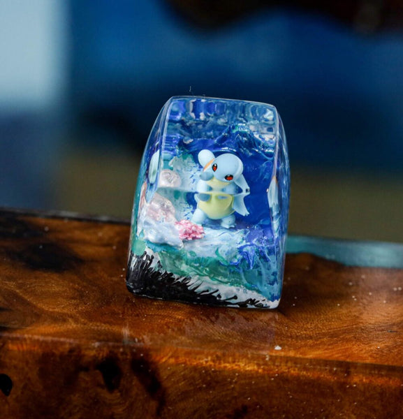 Squirtle Pokemon Artisan Keycap