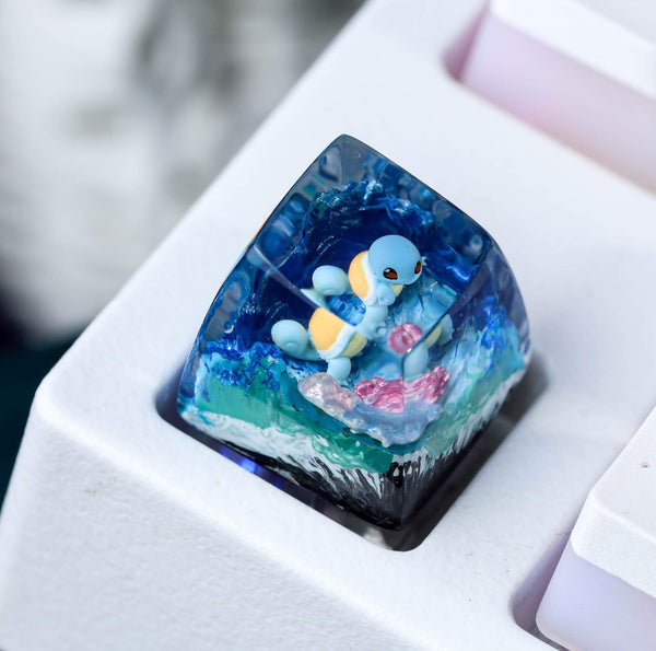 Squirtle Pokemon Artisan Keycap